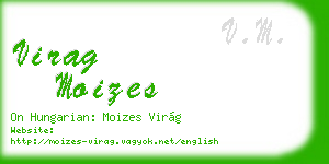 virag moizes business card